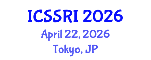 International Conference on Scholarly, Scientific Research and Innovation (ICSSRI) April 22, 2026 - Tokyo, Japan