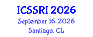 International Conference on Scholarly, Scientific Research and Innovation (ICSSRI) September 16, 2026 - Santiago, Chile International Conference on Scholarly, Scientific Research and Innovation (ICSSRI) September 16, 2026 - Santiago, Chile