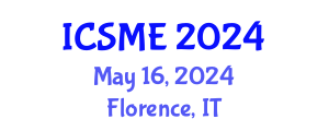 International Conference on Science and Mathematics Education (ICSME) May 16, 2024 - Florence, Italy