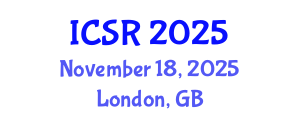 International Conference on Science and Religion (ICSR) November 18, 2025 - London, United Kingdom