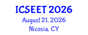 International Conference on Science Education and Effective Teaching (ICSEET) August 21, 2026 - Nicosia, Cyprus International Conference on Science Education and Effective Teaching (ICSEET) August 21, 2026 - Nicosia, Cyprus