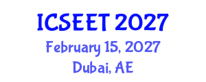 International Conference on Science Education and Effective Teaching (ICSEET) February 15, 2027 - Dubai, United Arab Emirates International Conference on Science Education and Effective Teaching (ICSEET) February 15, 2027 - Dubai, United Arab Emirates