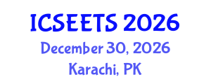 International Conference on Science Education and Effective Teaching Strategies (ICSEETS) December 30, 2026 - Karachi, Pakistan International Conference on Science Education and Effective Teaching Strategies (ICSEETS) December 30, 2026 - Karachi, Pakistan