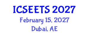 International Conference on Science Education and Effective Teaching Strategies (ICSEETS) February 15, 2027 - Dubai, United Arab Emirates International Conference on Science Education and Effective Teaching Strategies (ICSEETS) February 15, 2027 - Dubai, United Arab Emirates