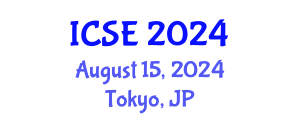 International Conference on Science Education (ICSE) August 15, 2024 - Tokyo, Japan