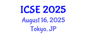 International Conference on Science Education (ICSE) August 16, 2025 - Tokyo, Japan
