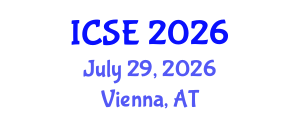 International Conference on Science Education (ICSE) July 29, 2026 - Vienna, Austria