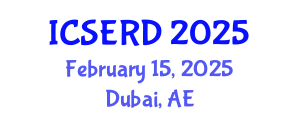 International Conference on Science Education, Research and Development (ICSERD) February 15, 2025 - Dubai, United Arab Emirates