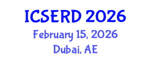 International Conference on Science Education, Research and Development (ICSERD) February 15, 2026 - Dubai, United Arab Emirates