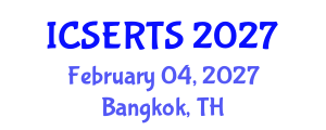 International Conference on Science Education, Research and Training in Schools (ICSERTS) February 04, 2027 - Bangkok, Thailand International Conference on Science Education, Research and Training in Schools (ICSERTS) February 04, 2027 - Bangkok, Thailand
