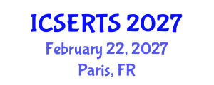 International Conference on Science Education, Research and Training in Schools (ICSERTS) February 22, 2027 - Paris, France International Conference on Science Education, Research and Training in Schools (ICSERTS) February 22, 2027 - Paris, France