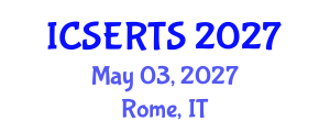 International Conference on Science Education, Research and Training in Schools (ICSERTS) May 03, 2027 - Rome, Italy International Conference on Science Education, Research and Training in Schools (ICSERTS) May 03, 2027 - Rome, Italy