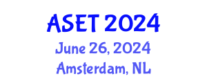 International Conference on Science, Engineering & Technology (ASET) June 26, 2024 - Amsterdam, Netherlands