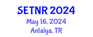 International Conference on Science, Engineering, Technology & Natural Resources (SETNR) May 16, 2024 - Antalya, Turkey