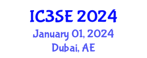 International Conference on Science, Social Science and Economics (IC3SE) January 01, 2024 - Dubai, United Arab Emirates International Conference on Science, Social Science and Economics (IC3SE) January 01, 2024 - Dubai, United Arab Emirates
