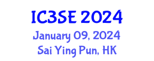 International Conference on Science, Social Science and Economics (IC3SE) January 09, 2024 - Sai Ying Pun, Hong Kong