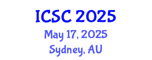International Conference on Scientific Computing (ICSC) May 17, 2025 - Sydney, Australia