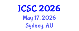 International Conference on Scientific Computing (ICSC) May 17, 2026 - Sydney, Australia