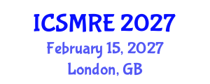 International Conference on Scientific Method and Research Ethics (ICSMRE) February 15, 2027 - London, United Kingdom International Conference on Scientific Method and Research Ethics (ICSMRE) February 15, 2027 - London, United Kingdom