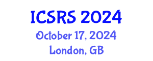 International Conference on Scientific Research and Studies (ICSRS) October 17, 2024 - London, United Kingdom