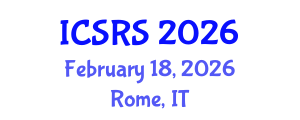 International Conference on Scientific Research and Studies (ICSRS) February 18, 2026 - Rome, Italy