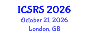 International Conference on Scientific Research and Studies (ICSRS) October 21, 2026 - London, United Kingdom