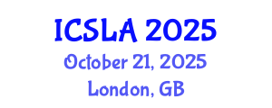 International Conference on Second Language Acquisition (ICSLA) October 21, 2025 - London, United Kingdom