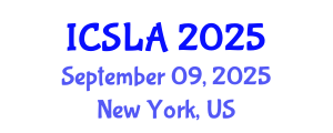 International Conference on Second Language Acquisition (ICSLA) September 09, 2025 - New York, United States