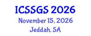 International Conference on Sedimentology, Stratigraphy and Geological Sciences (ICSSGS) November 15, 2026 - Jeddah, Saudi Arabia