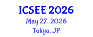 International Conference on Seismology and Earthquake Engineering (ICSEE) May 27, 2026 - Tokyo, Japan