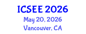 International Conference on Seismology and Earthquake Engineering (ICSEE) May 20, 2026 - Vancouver, Canada