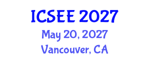 International Conference on Seismology and Earthquake Engineering (ICSEE) May 20, 2027 - Vancouver, Canada