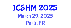 International Conference on Self-Healing Materials (ICSHM) March 29, 2025 - Paris, France