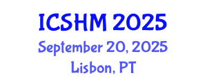 International Conference on Self-Healing Materials (ICSHM) September 20, 2025 - Lisbon, Portugal