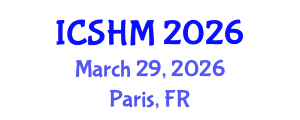 International Conference on Self-Healing Materials (ICSHM) March 29, 2026 - Paris, France