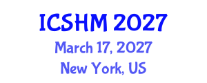 International Conference on Self-Healing Materials (ICSHM) March 17, 2027 - New York, United States International Conference on Self-Healing Materials (ICSHM) March 17, 2027 - New York, United States