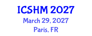 International Conference on Self-Healing Materials (ICSHM) March 29, 2027 - Paris, France International Conference on Self-Healing Materials (ICSHM) March 29, 2027 - Paris, France