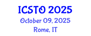 International Conference on Semantic Technology and Ontology (ICSTO) October 09, 2025 - Rome, Italy International Conference on Semantic Technology and Ontology (ICSTO) October 09, 2025 - Rome, Italy