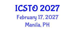 International Conference on Semantic Technology and Ontology (ICSTO) February 17, 2027 - Manila, Philippines International Conference on Semantic Technology and Ontology (ICSTO) February 17, 2027 - Manila, Philippines