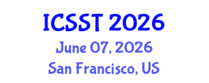 International Conference on Semiconductor Science and Technology (ICSST) June 07, 2026 - San Francisco, United States