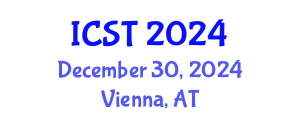 International Conference on Sensing Technology (ICST) December 30, 2024 - Vienna, Austria