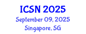 International Conference on Sensor Networks (ICSN) September 09, 2025 - Singapore, Singapore