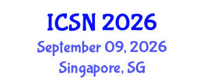 International Conference on Sensor Networks (ICSN) September 09, 2026 - Singapore, Singapore