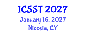 International Conference on Sensor Science and Technology (ICSST) January 16, 2027 - Nicosia, Cyprus International Conference on Sensor Science and Technology (ICSST) January 16, 2027 - Nicosia, Cyprus