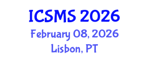 International Conference on Sensors for Medical Systems (ICSMS) February 08, 2026 - Lisbon, Portugal