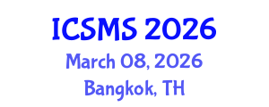 International Conference on Sensors for Medical Systems (ICSMS) March 08, 2026 - Bangkok, Thailand