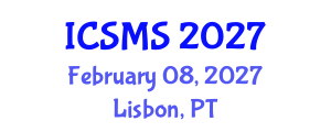 International Conference on Sensors for Medical Systems (ICSMS) February 08, 2027 - Lisbon, Portugal International Conference on Sensors for Medical Systems (ICSMS) February 08, 2027 - Lisbon, Portugal