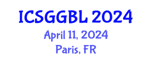 International Conference on Serious Games and Game-Based Learning (ICSGGBL) April 11, 2024 - Paris, France