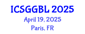 International Conference on Serious Games and Game-Based Learning (ICSGGBL) April 19, 2025 - Paris, France
