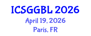 International Conference on Serious Games and Game-Based Learning (ICSGGBL) April 19, 2026 - Paris, France